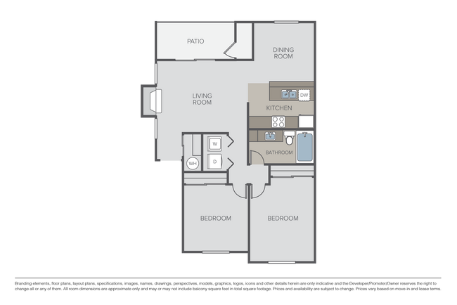 Unit UU204 UU204 floor plan